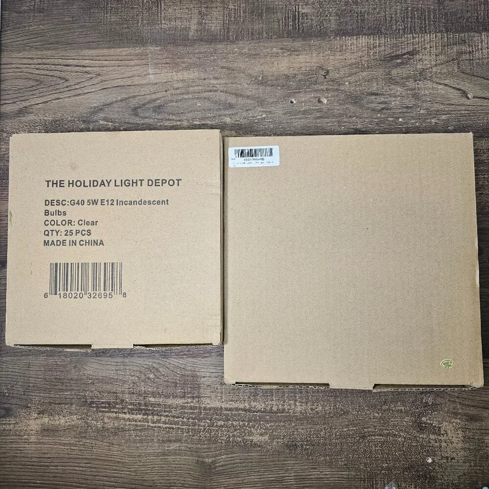 NIB 2 boxes, 50 pieces, G40 Replacement Lightbulbs